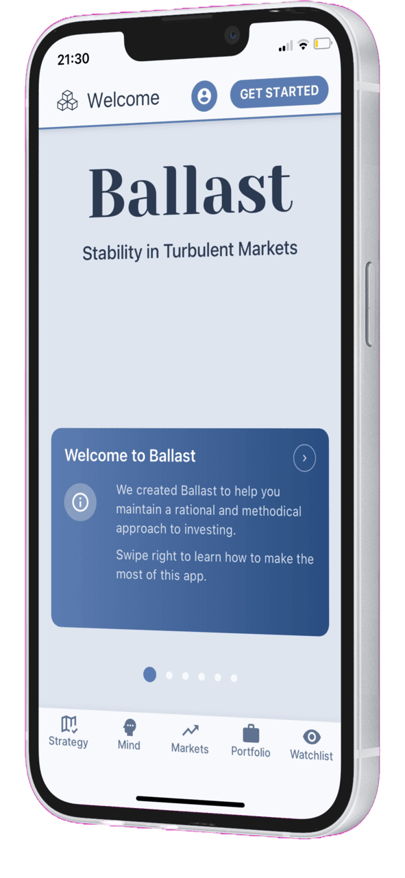 Ballast Welcome Screen