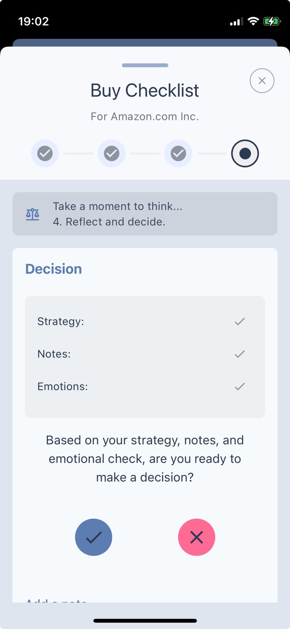 Disciplined Decision Making Screenshot
