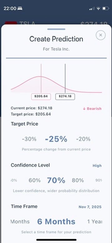 Track Your Predictions Screenshot